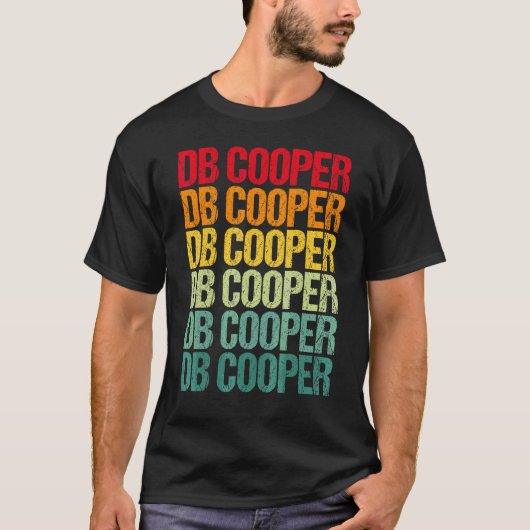Dbクーパー レトロ ヴィンテージ tシャツ (正面)