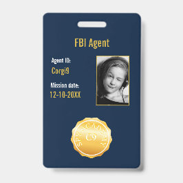 ＦＢＩ極秘捜査官バッジ バッジ