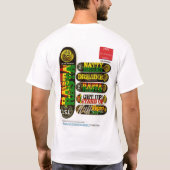 Mワイン公式 メンズ ベーシックTシャツ Tシャツ (裏面)