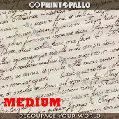 ＭＥＤＩＵＭ - 手書き風カリグラフィック背景 薄葉紙