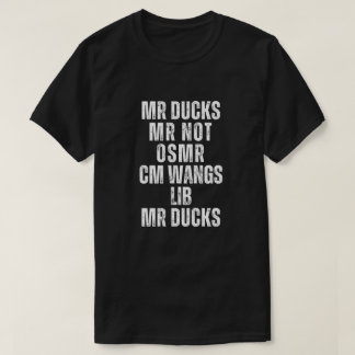 ＭＲダックスＴシャツ、ＭＲ ＤＵＣＫＳ、面白いダックスの名言 Tシャツ