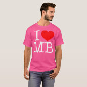 Mb大好き(ハート) Tシャツ (正面フル)