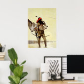 Ｎ・Ｃ・ワイエス 歴史的絵画 ネイティブアメリカンの狩猟 ポスター (ホームオフィス)