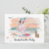 ＱＲバチェロレッテビーチウィークエンドパーティー招待状 招待状 (スタンド正面)