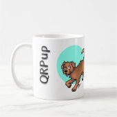QRPupカップ・テリア コーヒーマグカップ (左)