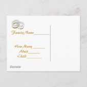 ＲＳＶＰ....ポストカード インビテーションポストカード (裏面)