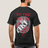 TIKI ケージ・ファイティング・トゥ・ザ・デス Tシャツ (裏面)