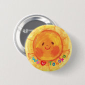 Ｗｅ　Ｌｏｖｅ　Ｔｏｈｏｋｕ　チャリティー缶バッチ 缶バッジ (正面&裏面)