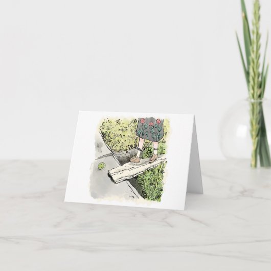 ｓれいやじ ノートカード (正面)