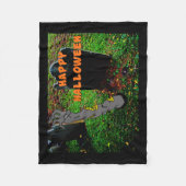 𝐇𝐀𝐏𝐏𝐘 𝐇𝐀𝐋𝐋𝐎𝐖𝐄𝐄𝐍ブランケット フリースブランケット (正面)