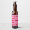 結婚 ビール ラベル はっきりしたタイポグラフィを検索する