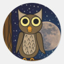 夜 フクロウ シール 星を検索する