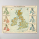 地図 イギリス ポスター 差込みを検索する