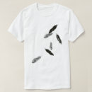 羽 tシャツ 黒を検索する