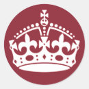 keep calm carry シール 冠を検索する