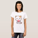 kawaii レディース tシャツ Catを検索する