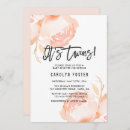 双子 ベビーシャワー 招待状 あらゆる人を検索する