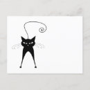 ハロウィン 猫 ポストカード 黒猫を検索する