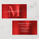 赤 文字 名刺 女性を検索する