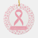 乳癌 クリスマス デコレーション ピンクのリボンを検索する