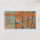テニス 名刺 インストラクターを検索する