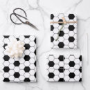 サッカーボールパターン ラッピングペーパー あらゆる人を検索する