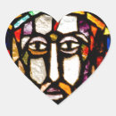 ステンドグラス ハート シール イエスを検索する