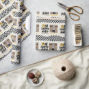 白黒 ラッピングペーパー レトロを検索する