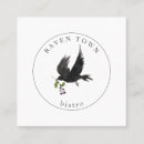 黒い カラス 名刺 ビジネスを検索する