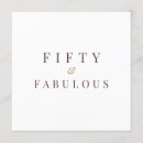 50歳 誕生日 招待状 シンプルを検索する