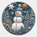 冬 雪だるま シール かわいいを検索する
