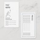 テニスコーチ 名刺 テニスクラブを検索する