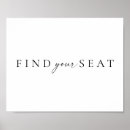 座席 結婚 ポスター シックを検索する