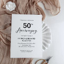 50 結婚記念日 招待状 ミニマルを検索する