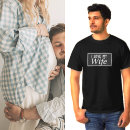 夫 tシャツ シンプルを検索する