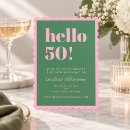 50歳 誕生日 招待状 シンプルを検索する