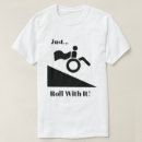 車椅子 tシャツ 不具を検索する
