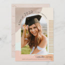 卒業式 招待状 ピンクを検索する