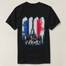 パリ フランス エッフェル塔 tシャツ あらゆる人を検索する