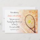 かわいい テニス 招待状 スポーツを検索する