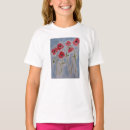 ケシ 花 tシャツ 赤を検索する