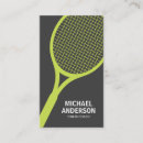 テニスコーチ 名刺 インストラクターを検索する