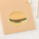 ハンバーガー シール イラストレーションを検索する
