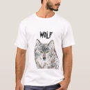 オオカミ tシャツ 動物を検索する