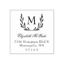 住所 ラバースタンプ モノグラムを検索する