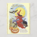 ヴィンテージハロウィン ポストカード 魔女を検索する