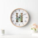 コルク 壁時計 モノグラムを検索する