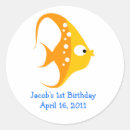 黄色 魚 シール 海を検索する