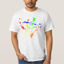 ペンキ しぶき tシャツ 芸術を検索する