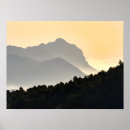 山 シルエット ポスター 景色を検索する